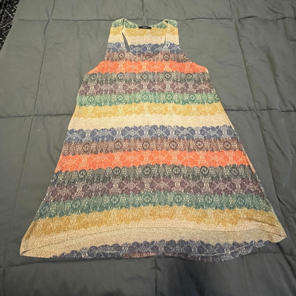 Enti Women’s Multi-Colored Racerback Tank Size L